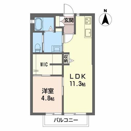 メゾン北野Ⅲ　A・B棟・の物件間取画像